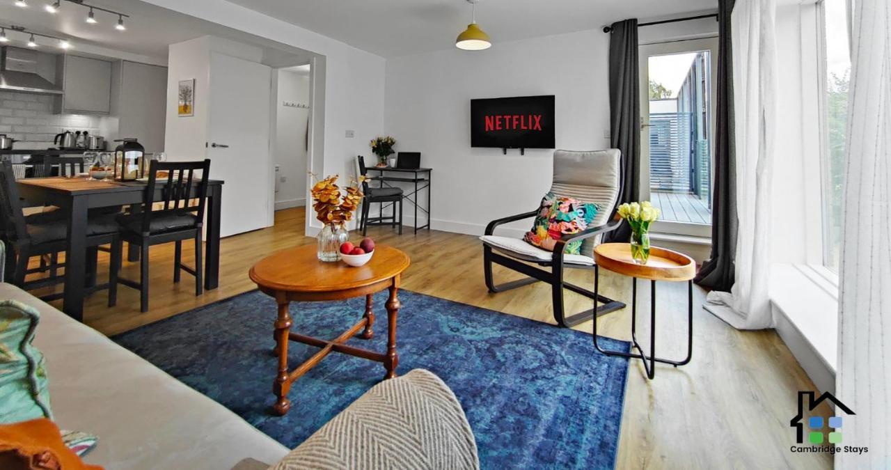 Cambridge Stays Riverside 2Br Flat-Walk To Centre-Parking-Balcony מראה חיצוני תמונה