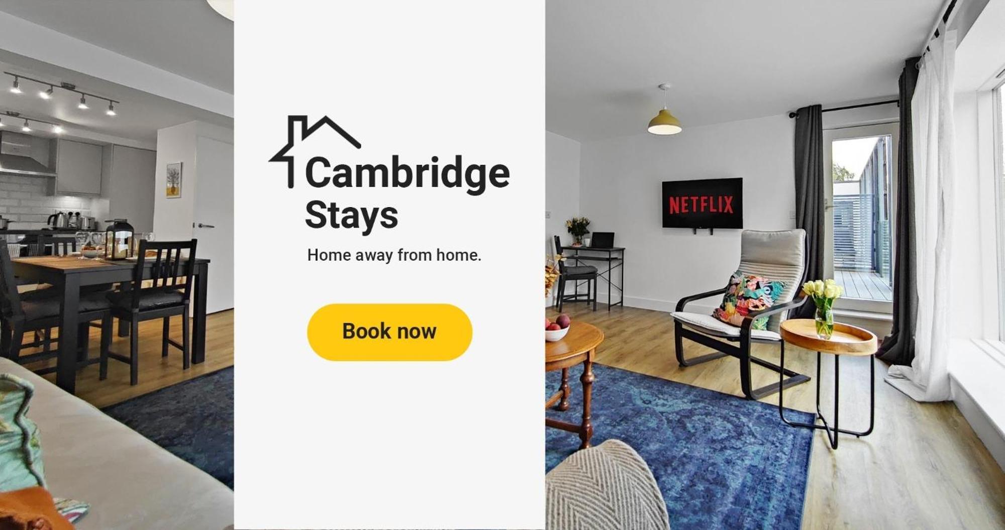 Cambridge Stays Riverside 2Br Flat-Walk To Centre-Parking-Balcony מראה חיצוני תמונה